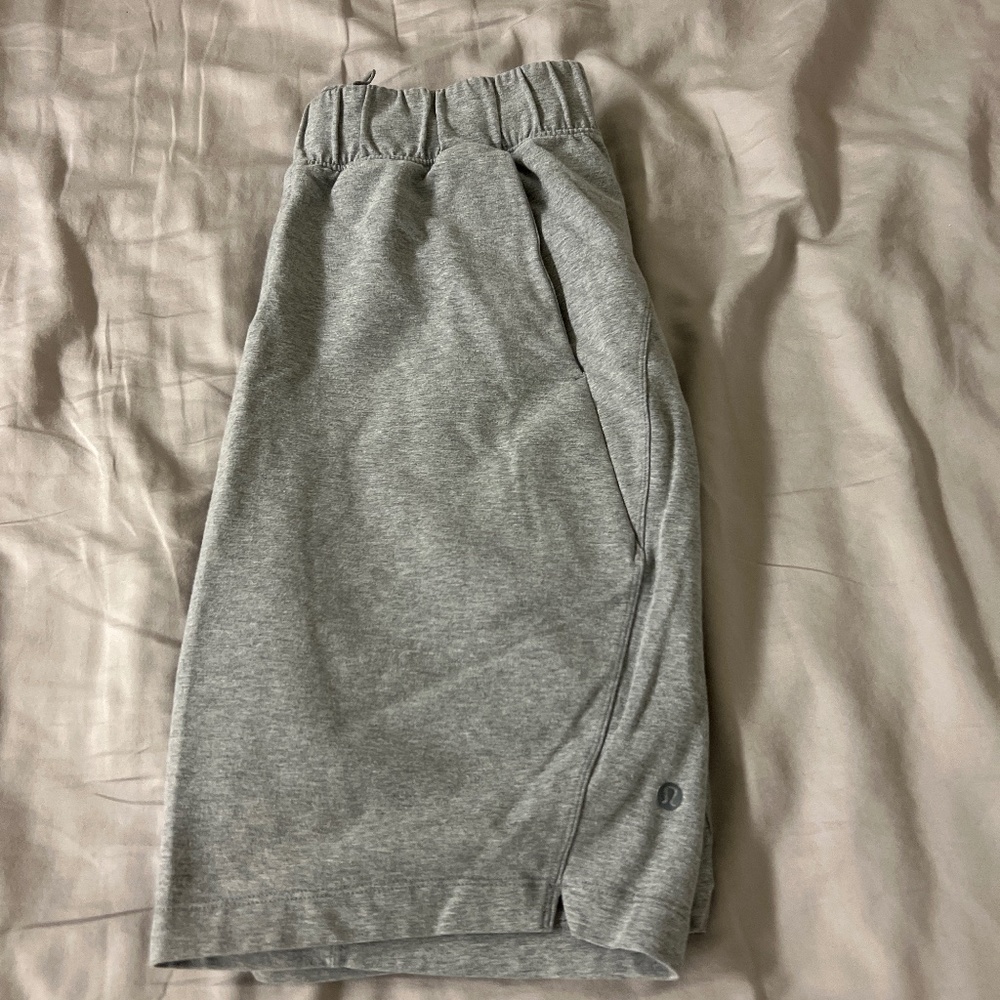 Grey Lululemon Sweat Shorts